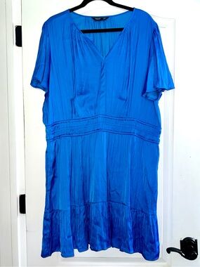 Simply Vera Blue Women's Dress - SIZE XXL